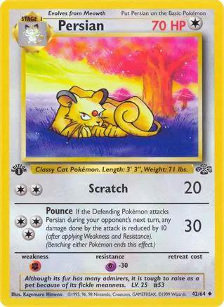 Persian 042/64 - Jungle 1st Edition