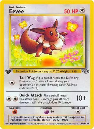 Eevee 051/64 - Jungle 1st Edition
