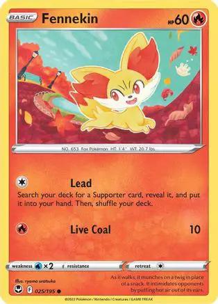 Fennekin 025/195 - SWSH12 Silver Tempest