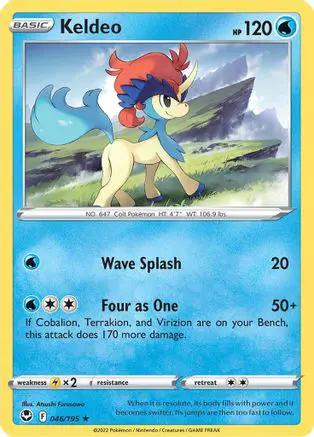 Keldeo 046/195 - SWSH12 Silver Tempest Reverse Holofoil