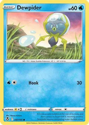 Dewpider 047/195 - SWSH12 Silver Tempest Reverse Holofoil