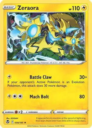 Zeraora 056/195 - SWSH12 Silver Tempest