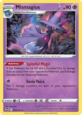 Mismagius 064/195 - SWSH12 Silver Tempest Reverse Holofoil