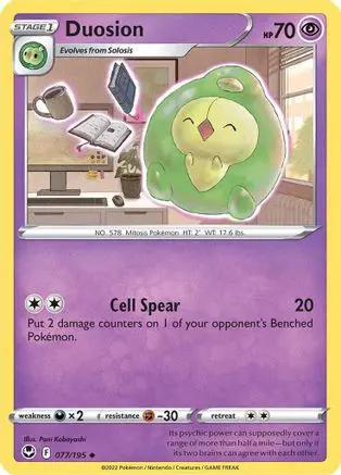 Duosion 077/195 - SWSH12 Silver Tempest Reverse Holofoil