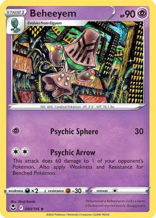 Beheeyem 080/195 - SWSH12 Silver Tempest