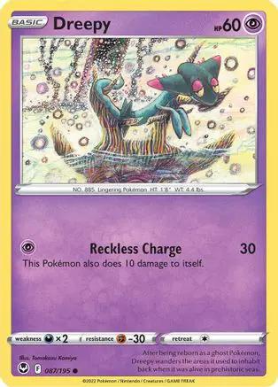 Dreepy 087/195 - SWSH12 Silver Tempest Reverse Holofoil