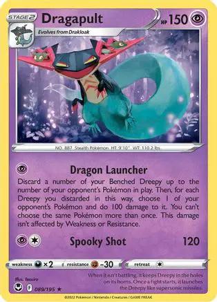 Dragapult 089/195 - SWSH12 Silver Tempest Reverse Holofoil