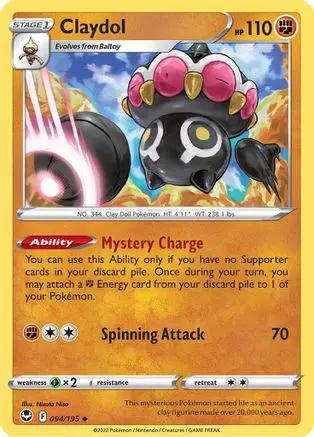 Claydol 094/195 - SWSH12 Silver Tempest