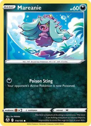 Mareanie 114/195 - SWSH12 Silver Tempest Reverse Holofoil