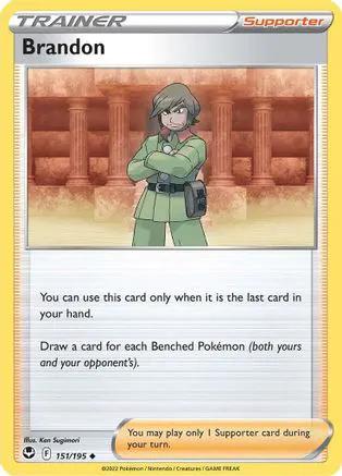 Brandon 151/195 - SWSH12 Silver Tempest Reverse Holofoil