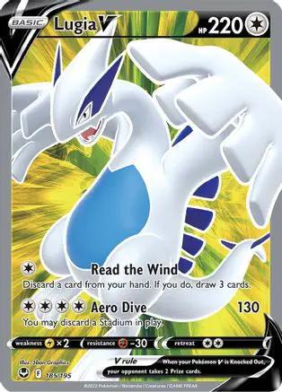 Lugia V (Full Art) 185/195 - SWSH12 Silver Tempest Holofoil