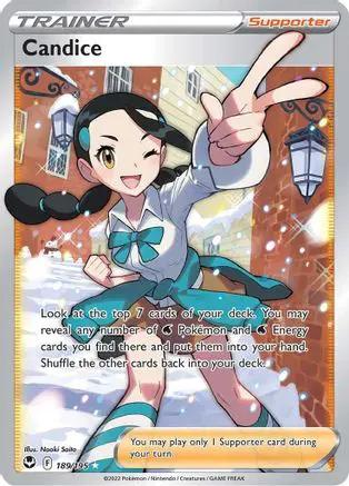 Candice (Full Art) 189/195 - SWSH12 Silver Tempest Holofoil