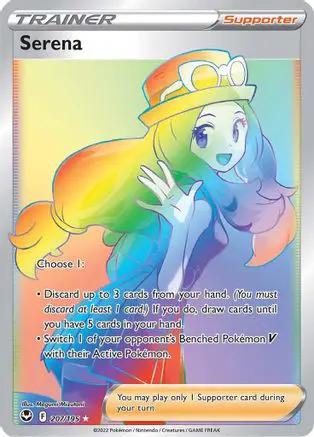 Serena (Secret) 207/195 - SWSH12 Silver Tempest Holofoil