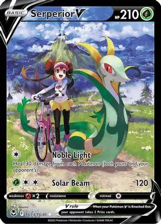 Serperior V TG13/TG30 - SWSH12 Silver Tempest Trainer Gallery Holofoil