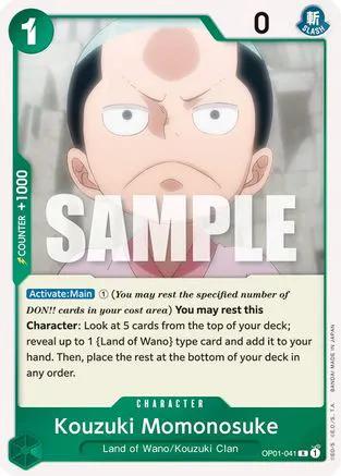 Kouzuki Momonosuke (OP01-041) - Romance Dawn Foil