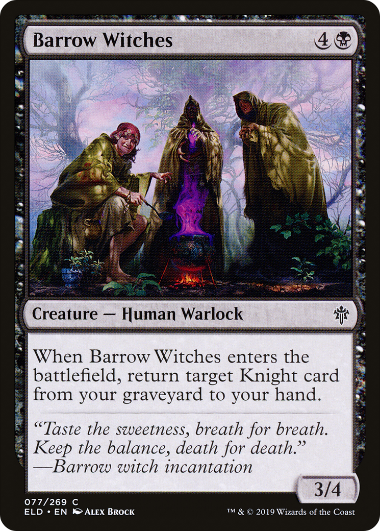 Barrow Witches (ELD-077) - Throne of Eldraine Foil