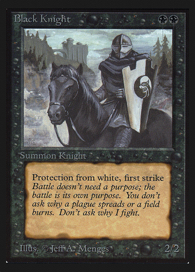 Black Knight (CED-) - Collectors' Edition