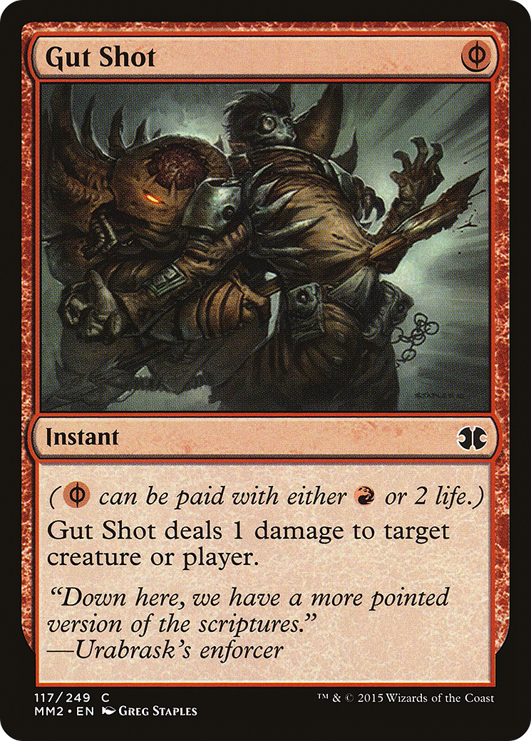 Gut Shot (MM2-117) - Modern Masters 2015 Foil