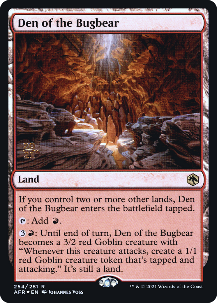 Den of the Bugbear (PRE-254S) - Adventures in the Forgotten Realms Promos Foil