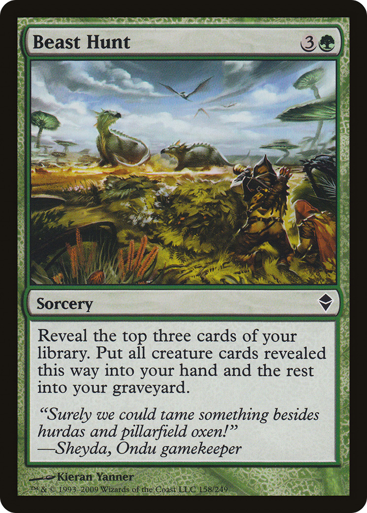 Beast Hunt (ZEN-158) - Zendikar Foil