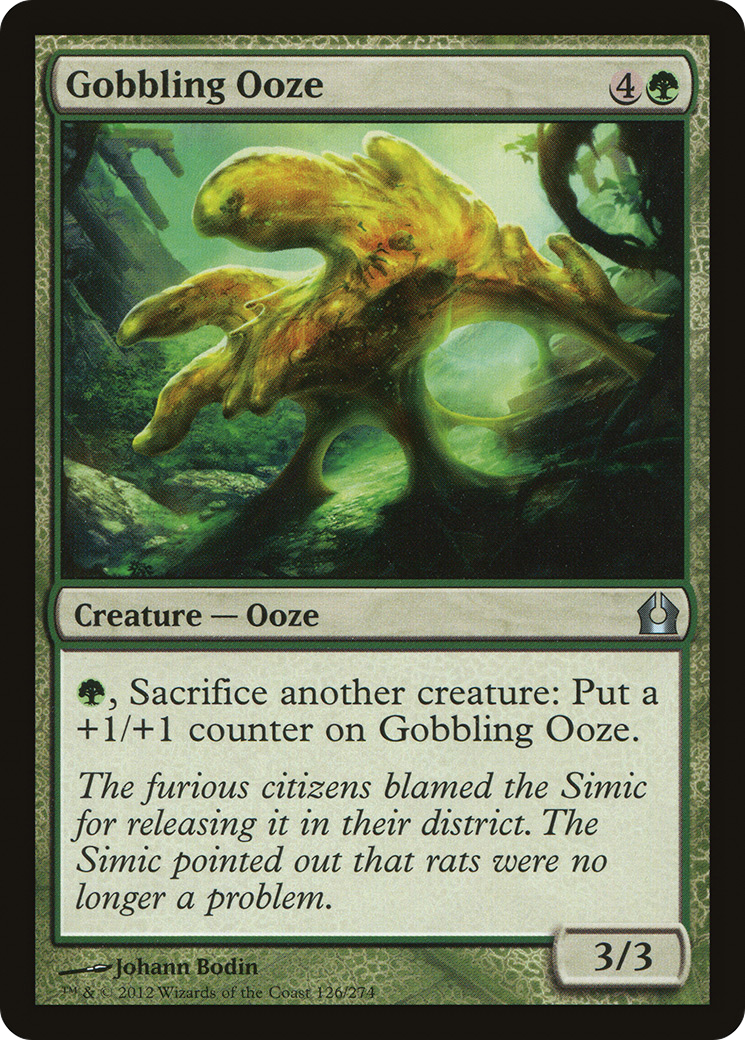 Gobbling Ooze (RTR-126) - Return to Ravnica Foil
