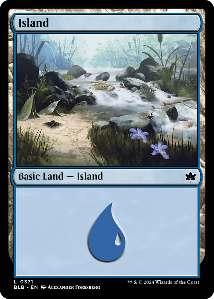 Island (BLB-371) - Bloomburrow Foil