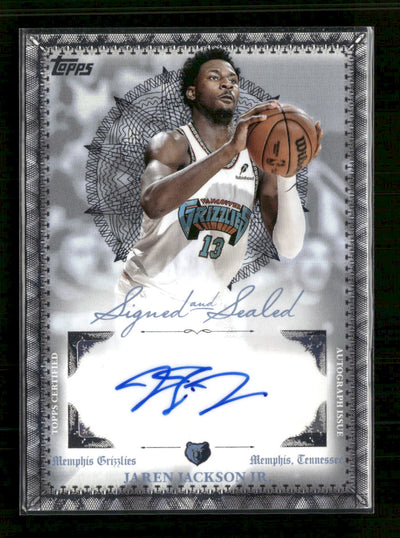 2025-26 Topps Signed and Sealed Jaren Jackson Jr. Auto #BSI-JJ