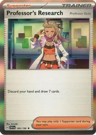 Professor's Research 189/198 - SV01 Scarlet & Violet Base Set Reverse Holofoil