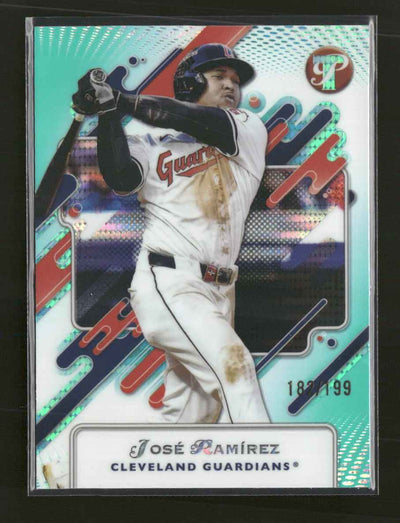 2025 Topps Pristine Aqua Refractor José Ramírez #/199 #88