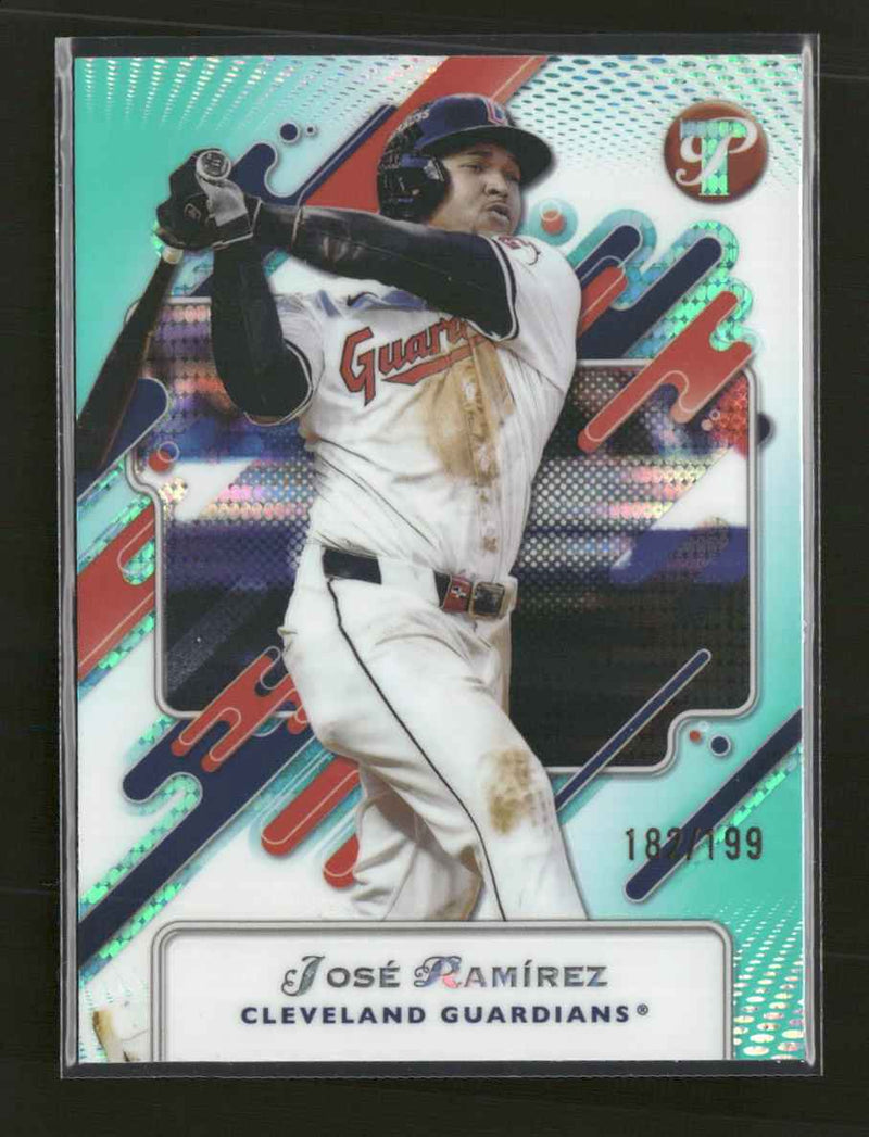2025 Topps Pristine Aqua Refractor José Ramírez #/199 #88