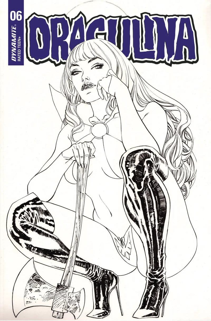 Draculina #6 G 1:20 Guillem March B&W Variant (09/14/2022) Dynamite