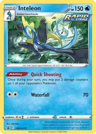 Inteleon SWSH279/307 - SWSH Sword & Shield Promo Cards Holofoil