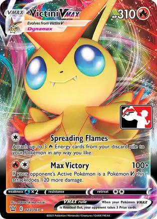 Victini VMAX 022 - Prize Pack Series Cards Holofoil