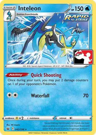 Inteleon 043 - Prize Pack Series Cards Holofoil