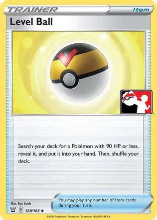 Level Ball 129/163 - Prize Pack Series Cards Holofoil