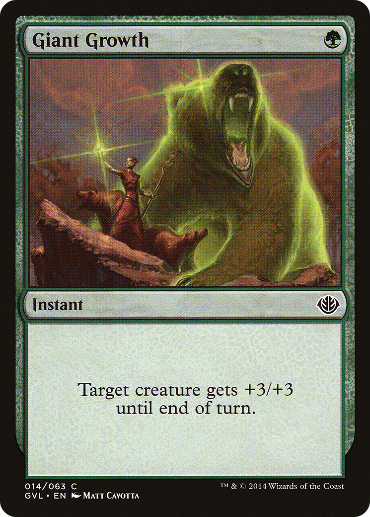Giant Growth (DD3-014) - Duel Decks Anthology: Garruk vs. Liliana