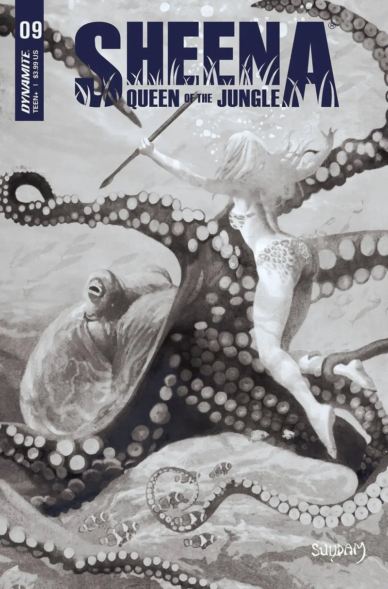 Sheena Queen Jungle #9 I 1:30 Suydam B&W Variant (09/07/2022) Dynamite