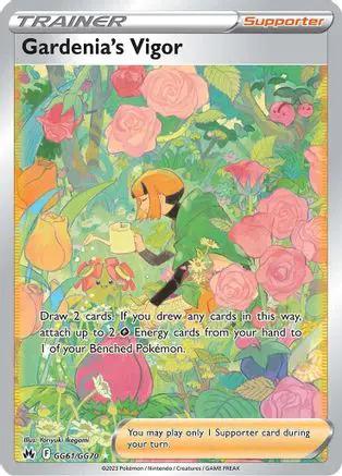Gardenia's Vigor GG61/GG70 - Crown Zenith Galarian Gallery Holofoil
