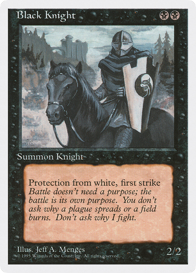 Black Knight (4ED-) - Fourth Edition