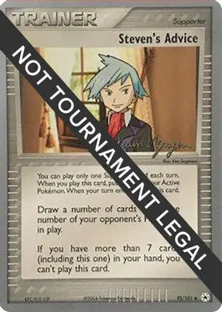 Steven's Advice 2004 (Kevin Nguyen) 092 - World Championship Decks