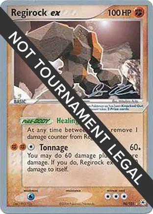 Regirock ex 2006 (Jason Klaczynski) 098 - World Championship Decks