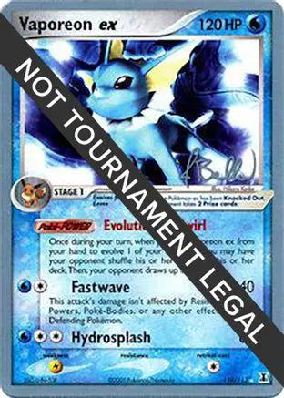 Vaporeon ex 2006 (Jimmy Ballard) 110 - World Championship Decks