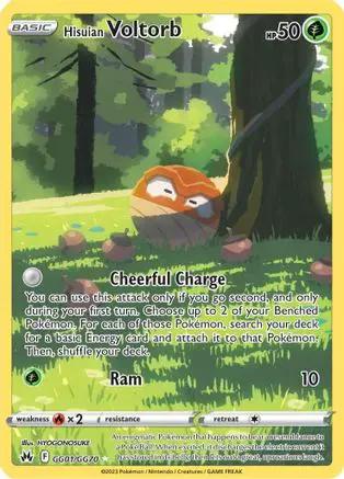 Hisuian Voltorb GG01/GG70 - Crown Zenith Galarian Gallery Holofoil