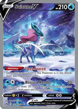 Suicune V GG38/GG70 - Crown Zenith Galarian Gallery Holofoil