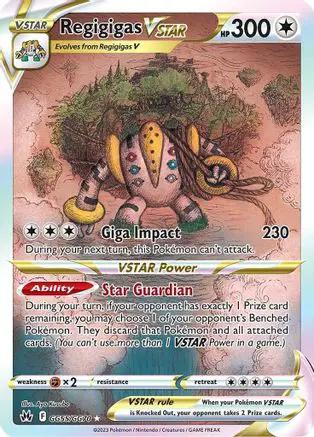 Regigigas VSTAR GG55/GG70 - Crown Zenith Galarian Gallery Holofoil