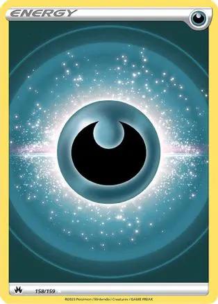 Darkness Energy (Texture Full Art) 158/159 - Crown Zenith Holofoil