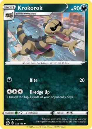 Krokorok 079/159 - Crown Zenith Reverse Holofoil