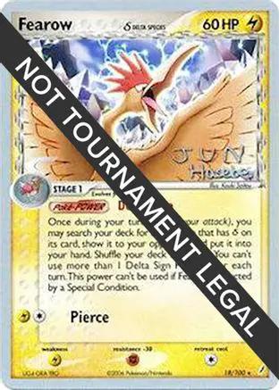 Fearow (Delta Species) 2007 (Jun Hasebe) 018 - World Championship Decks