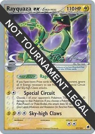 Rayquaza ex (Delta Species) 2007 (Tom Roos) 097 - World Championship Decks