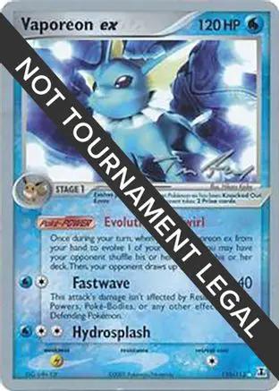 Vaporeon ex 2007 (Tom Roos) 110 - World Championship Decks